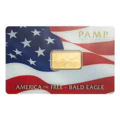 Gold PAMP Suisse America the Free Bald Eagle - 5 Gram