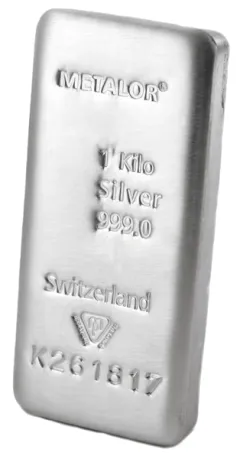 Silver Metalor Bar - 1 kg