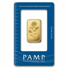 Gold PAMP Suisse Rosa Bar - 20 Gram
