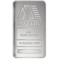 Silver A-Mark Bar - 10 oz