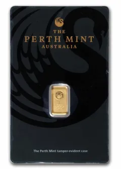 Gold Perth Mint Bar - 1 Gram