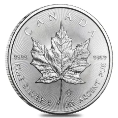 Silver Canadian Maple Leaf Coin 2019 - 1 oz