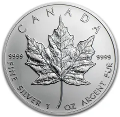 Silver Canadian Maple Leaf Coin 2012 - 1 oz