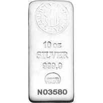 Silver Nadir Bar - 10 oz